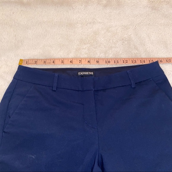 EXPRESS Navy/ Dark Blue columist straight leg dress pant - Picture 7 of 9